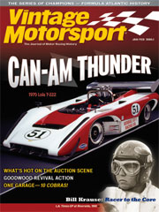 VINTAGE MOTORSPORT magazine subscription